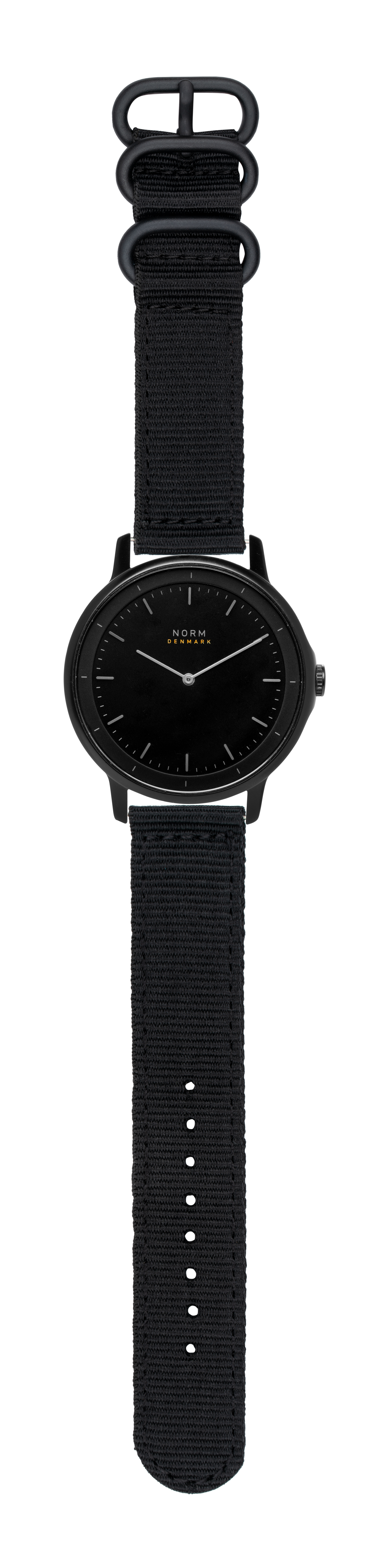 Canvas Watch Strap | Black Canvas Strap | NORM Denmark