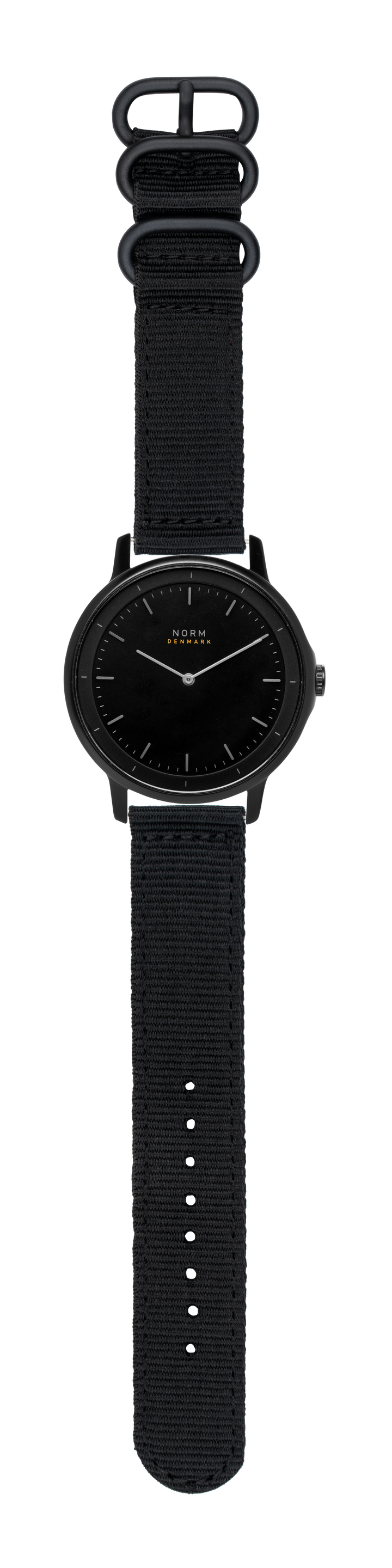 Canvas Watch Strap | Black Canvas Strap | NORM Denmark