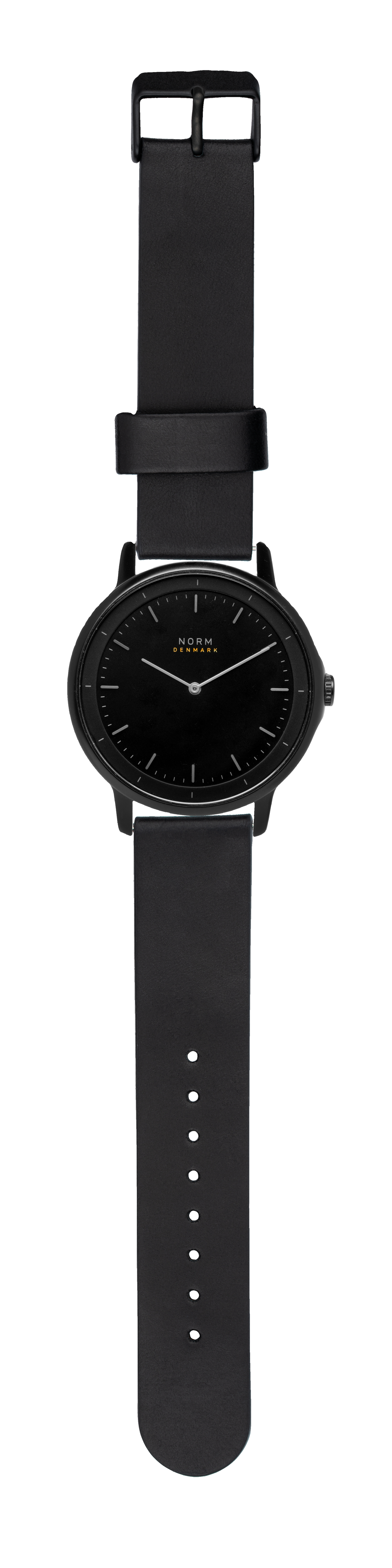 Leather Watch Strap | Black Leather Strap | NORM Denmark