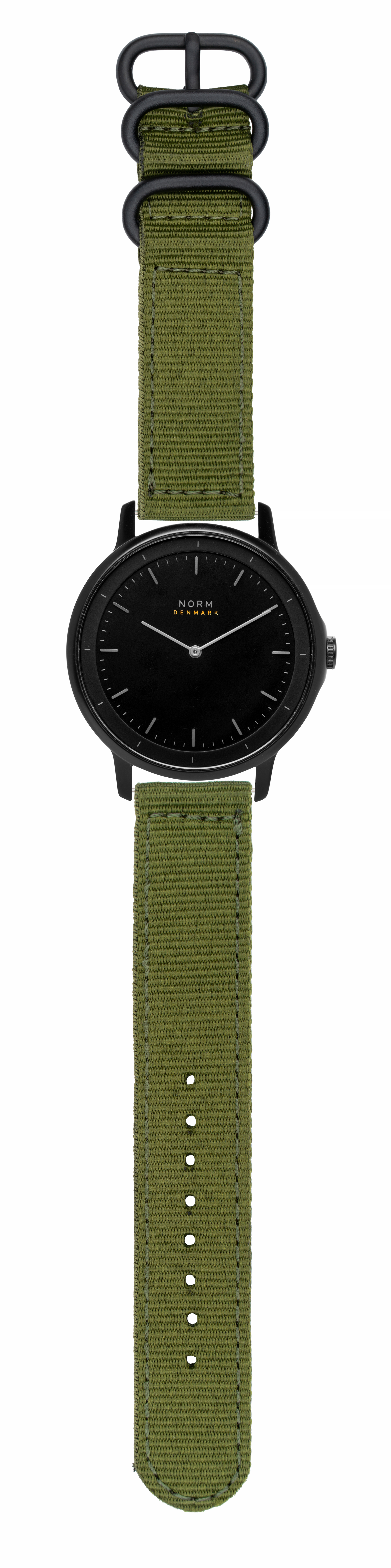 Green Canvas Watch Strap | Green Watch Strap | NORM Denmark